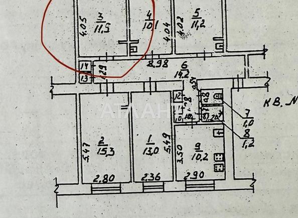 Коммунальная квартира по адресу ул. Краснова (площадь 11,9 м²) - Atlanta.ua - фото 15