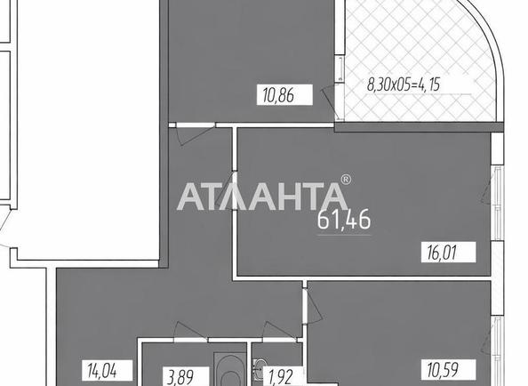 2-кімнатна квартира за адресою вул. Краснова (площа 61,5 м²) - Atlanta.ua - фото 8
