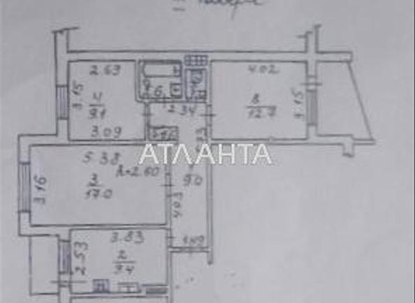 3-кімнатна квартира за адресою Добровольського пр. (площа 65,5 м²) - Atlanta.ua - фото 17