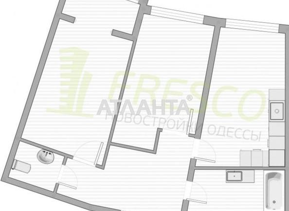 2-кімнатна квартира за адресою вул. Генуезька (площа 65 м²) - фото 10 2-кімнатна квартира за адресою вул. Генуезька (площа 65 м²) - Atlanta.ua - фото 10