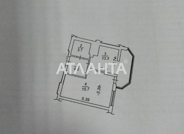 1-комнатная квартира по адресу Весенний переулок (площадь 38 м²) - Atlanta.ua - фото 11