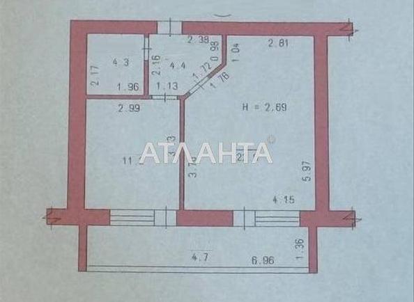 1-кімнатна квартира за адресою вул. Коралова (площа 45,3 м²) - Atlanta.ua - фото 8
