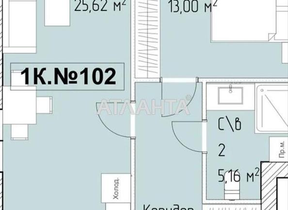 1-room apartment apartment by the address st. Grushevaya (area 54,4 m²) - Atlanta.ua - photo 8