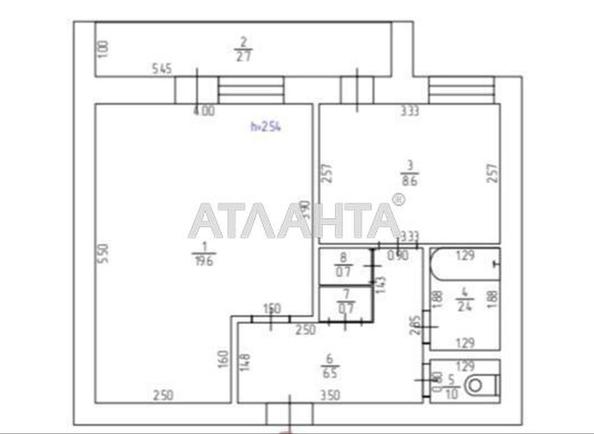 1-кімнатна квартира (площа 52 м²) - Atlanta.ua - фото 6