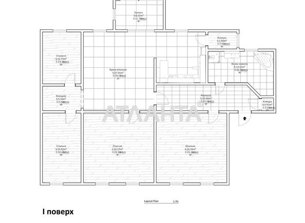 Многокомнатная квартира по адресу Кирилла и Мефодия ул. (площадь 320 м²) - Atlanta.ua - фото 53