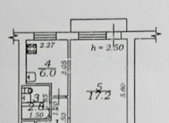 1-кімнатна квартира за адресою вул. Малиновського марш. (площа 31 м²) - Atlanta.ua - фото 3