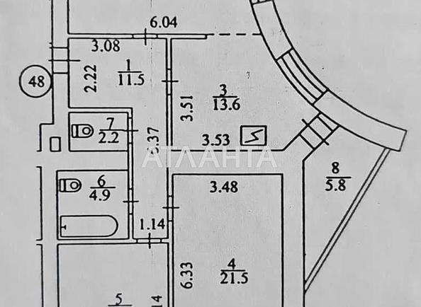 3-кімнатна квартира за адресою вул. Івасюка Володимира пр-т (площа 93,4 м²) - Atlanta.ua - фото 20