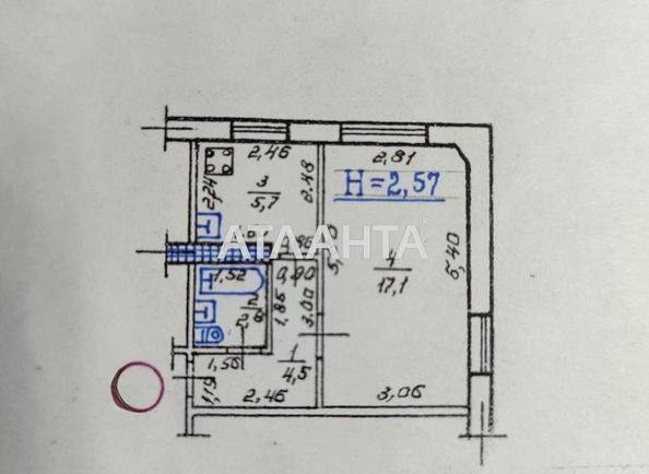 1-комнатная квартира по адресу ул. Космонавтов (площадь 31 м²) - Atlanta.ua - фото 5