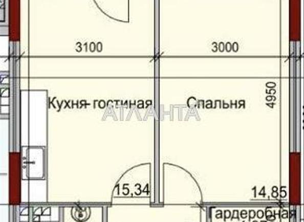 1-room apartment apartment by the address st. Dachnaya (area 45,0 m²) - Atlanta.ua - photo 4