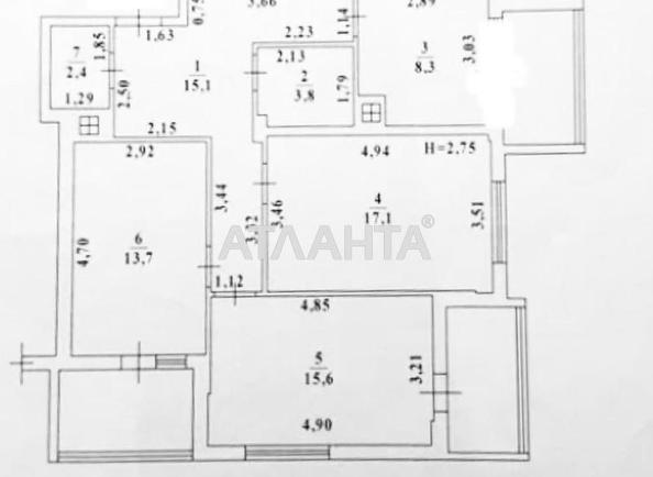 3-rooms apartment apartment by the address st. Raduzhnyy m n (area 90,2 m²) - Atlanta.ua - photo 37