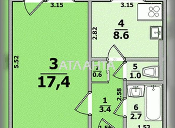 1-комнатная квартира по адресу ул. Королева ак. (площадь 35 м²) - Atlanta.ua - фото 13