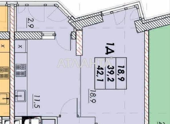 1-кімнатна квартира за адресою вул. Прохорівська (площа 42,1 м²) - Atlanta.ua - фото 6