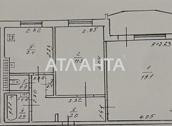 2-rooms apartment apartment by the address st. Lyustdorfskaya dor Chernomorskaya dor (area 52 m²) - Atlanta.ua - photo 13