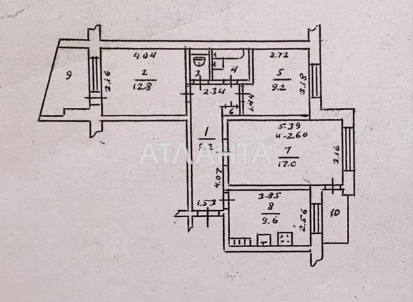 3-комнатная квартира по адресу ул. Бочарова ген. (площадь 67 м²) - Atlanta.ua - фото 8