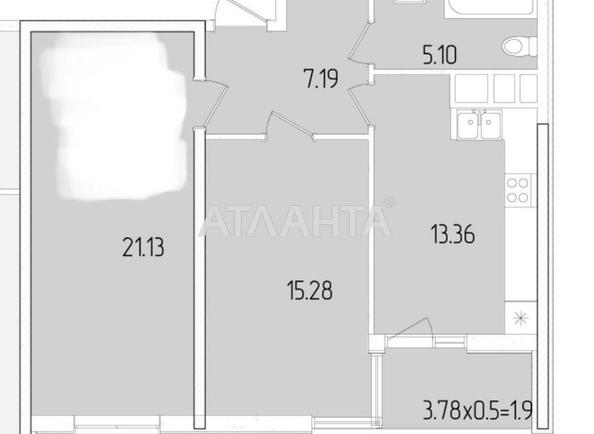 2-комнатная квартира по адресу ул. Краснова (площадь 65 м²) - Atlanta.ua - фото 14