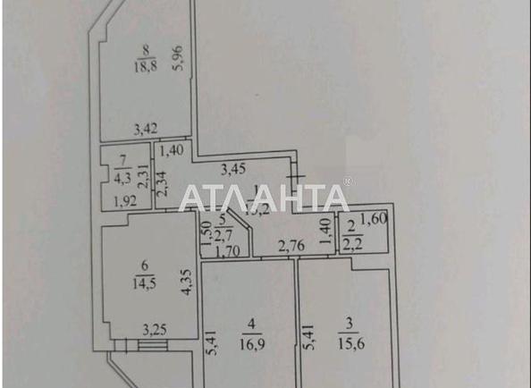 3-rooms apartment apartment by the address st. Ovidiopolskaya dor (area 89 m²) - Atlanta.ua - photo 7