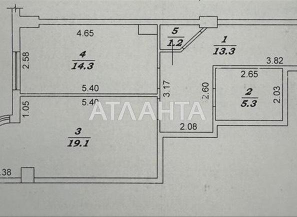 1-комнатная квартира по адресу ул. Аркадийское плато (площадь 53,2 м²) - Atlanta.ua - фото 7