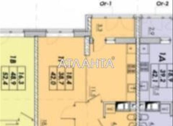 1-комнатная квартира по адресу ул. Прохоровская (площадь 41,2 м²) - Atlanta.ua - фото 2