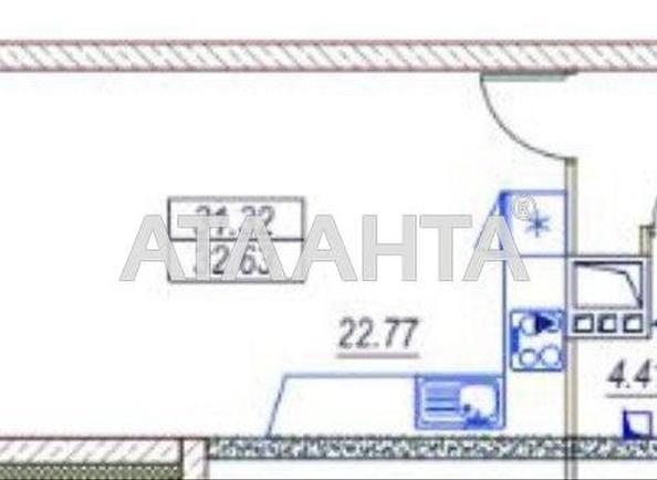 1-кімнатна квартира за адресою вул. Середньофонтанська (площа 32,6 м²) - Atlanta.ua - фото 6