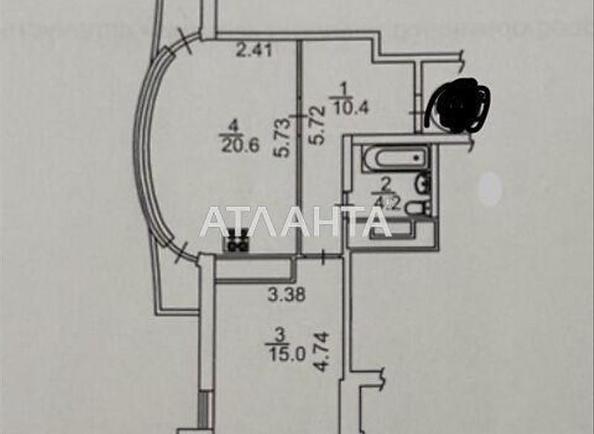 1-room apartment apartment by the address st. Ul Vyshgorodskaya (area 52 m²) - Atlanta.ua - photo 13