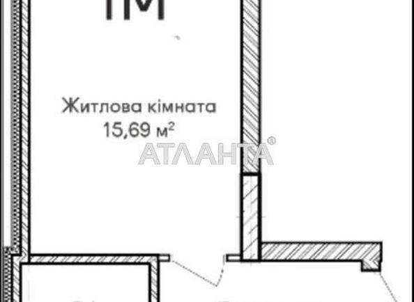 1-кімнатна квартира за адресою вул. Озерна (площа 43,7 м²) - Atlanta.ua - фото 5