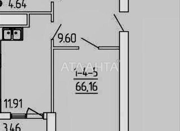 2-кімнатна квартира за адресою вул. Краснова (площа 66 м²) - Atlanta.ua - фото 2
