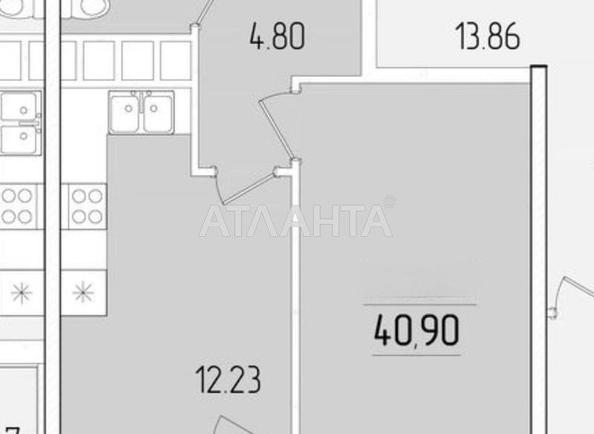 1-room apartment apartment by the address st. Krasnova (area 40,6 m²) - Atlanta.ua - photo 14