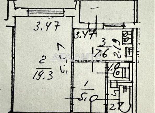 1-room apartment apartment by the address st. Akademika Efremova (area 37,5 m²) - Atlanta.ua - photo 18