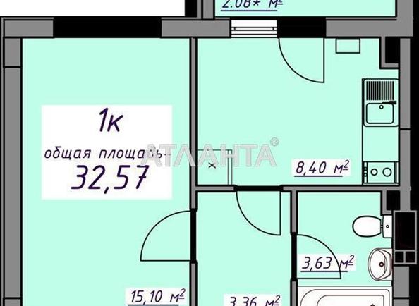 1-кімнатна квартира за адресою вул. Масив 10 (площа 33,6 м²) - Atlanta.ua - фото 6