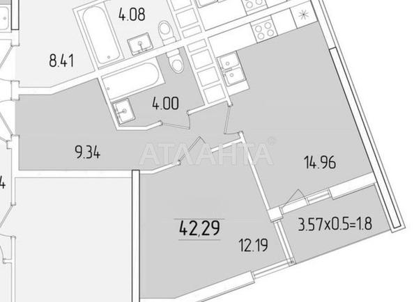 1-room apartment apartment by the address st. Krasnova (area 41,5 m²) - Atlanta.ua - photo 15