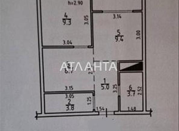 2-кімнатна квартира за адресою вул. Перлинна (площа 42,7 м²) - Atlanta.ua - фото 11