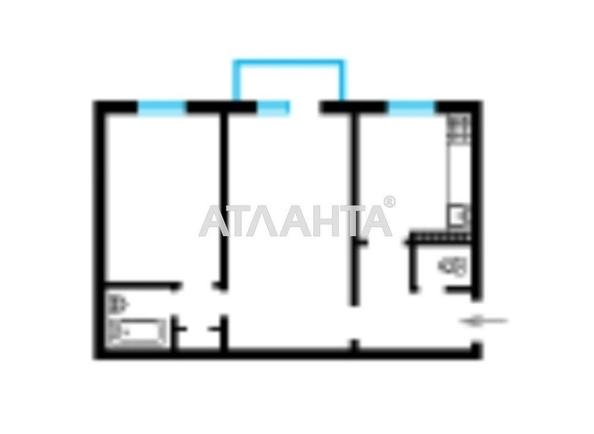 2-комнатная квартира по адресу просп. Голосеевский (площадь 38,4 м²) - Atlanta.ua - фото 11