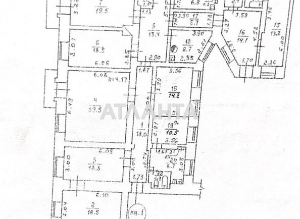 Комунальна квартира за адресою вул. Ніжинська (площа 64,2 м²) - Atlanta.ua