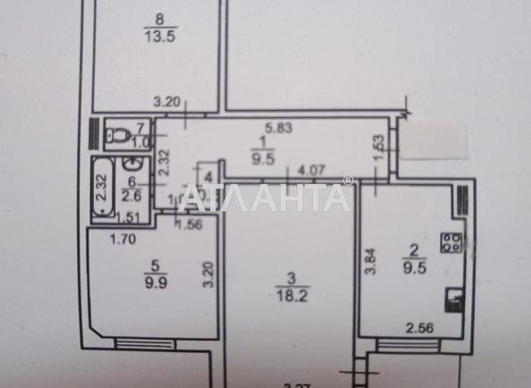 3-кімнатна квартира за адресою Небесної сотні пр. (площа 68 м²) - Atlanta.ua - фото 9