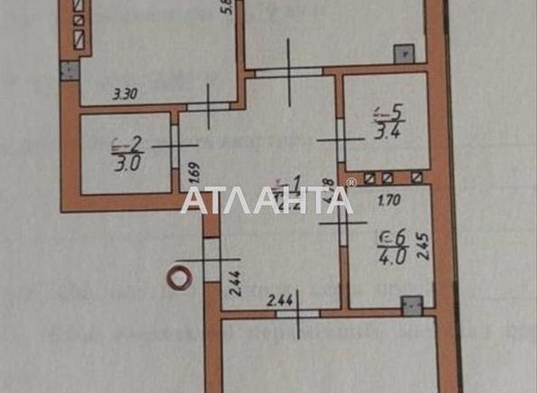 2-комнатная квартира по адресу ул. Пригородная 6-я (площадь 85 м²) - Atlanta.ua - фото 7