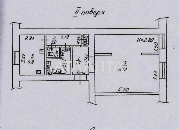 1-комнатная квартира по адресу ул. Преображенская (площадь 50,1 м²) - Atlanta.ua - фото 2