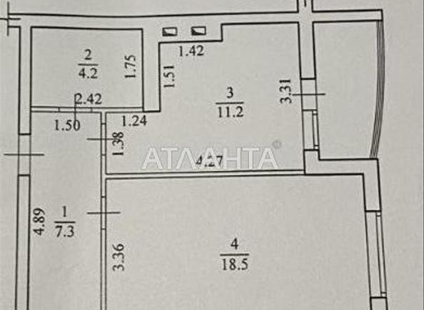 1-room apartment apartment by the address st. Kostandi (area 45,5 m²) - Atlanta.ua - photo 10