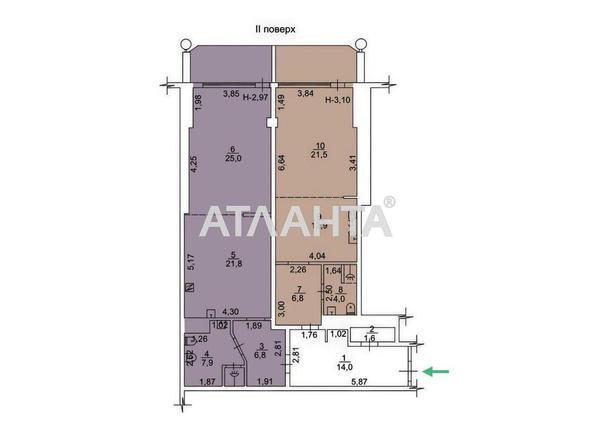 2-кімнатна квартира за адресою вул. Аркадійське плато (площа 130 м²) - Atlanta.ua - фото 20