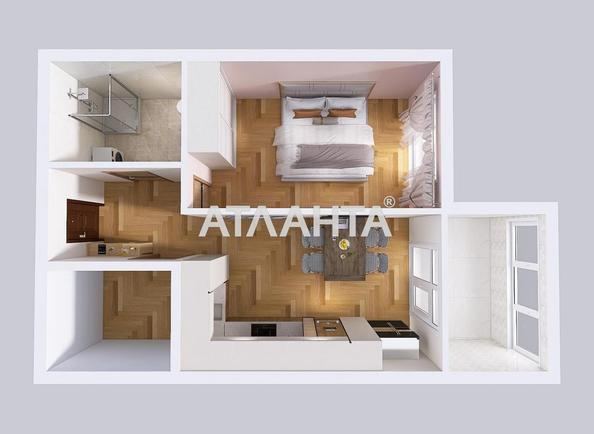 1-кімнатна квартира за адресою вул. Гніздовського (площа 52,9 м²) - Atlanta.ua - фото 14