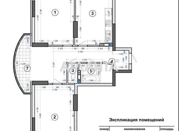 2-комнатная квартира по адресу ул. Максимовича (площадь 95,7 м²) - Atlanta.ua - фото 18