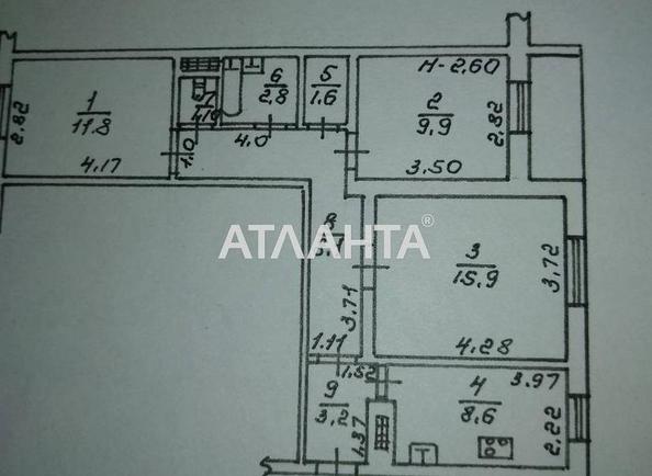 3-кімнатна квартира за адресою вул. Заболотного ак. (площа 65 м²) - Atlanta.ua - фото 10
