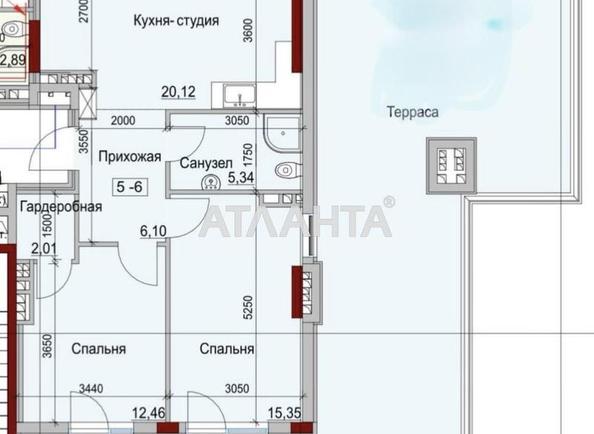 2-кімнатна квартира за адресою вул. Дачна (площа 88 м²) - Atlanta.ua - фото 9