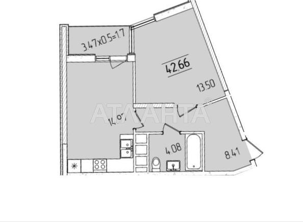 1-комнатная квартира по адресу ул. Краснова (площадь 42,6 м²) - Atlanta.ua - фото 9