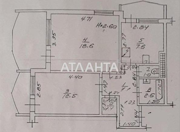 2-кімнатна квартира за адресою вул. Заболотного ак. (площа 57 м²) - Atlanta.ua - фото 8