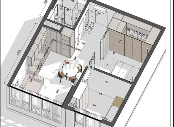 2-rooms apartment apartment by the address st. Franko Ivana (area 51,6 m²) - Atlanta.ua - photo 22