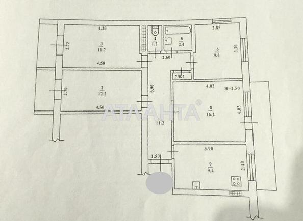 3-rooms apartment apartment by the address st. Pionerskaya Varlamova Akademicheskaya (area 78,3 m²) - Atlanta.ua - photo 9
