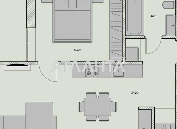 1-комнатная квартира по адресу ул. Озерная (площадь 41 м²) - Atlanta.ua - фото 20