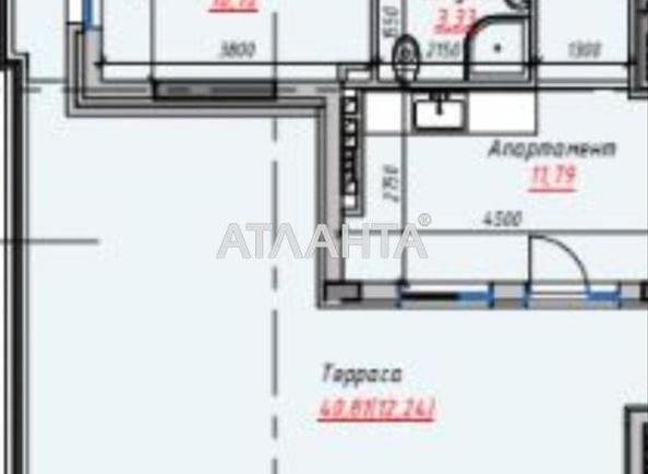 1-комнатная квартира по адресу ул. Дачная (площадь 45,6 м²) - Atlanta.ua - фото 2