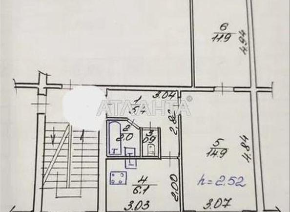 2-кімнатна квартира за адресою вул. Бойківська (площа 42,5 м²) - Atlanta.ua - фото 8