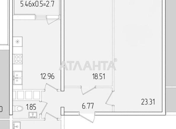 3-кімнатна квартира за адресою вул. Краснова (площа 70,4 м²) - Atlanta.ua - фото 16